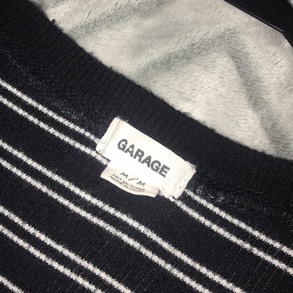 Garage striped tight crop top - Picture 3 of 3